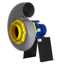 Ventilateur centrifuge PSE - plastique anticorrosion - basse pression - débit 100 à 9.000 m3/h - version ATEX II3G_0