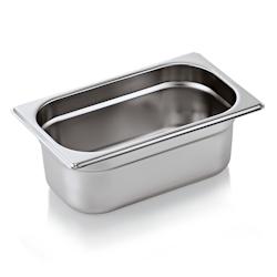 Bac GN 1/4 en Acier au nickel-chrome 2,8 L H 100 mm Was Germany - multi-matériau 7014 100_0