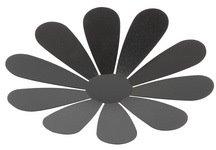 ARDOISE MURALE 3D 'FLOWER', NOIR - LOT DE 3