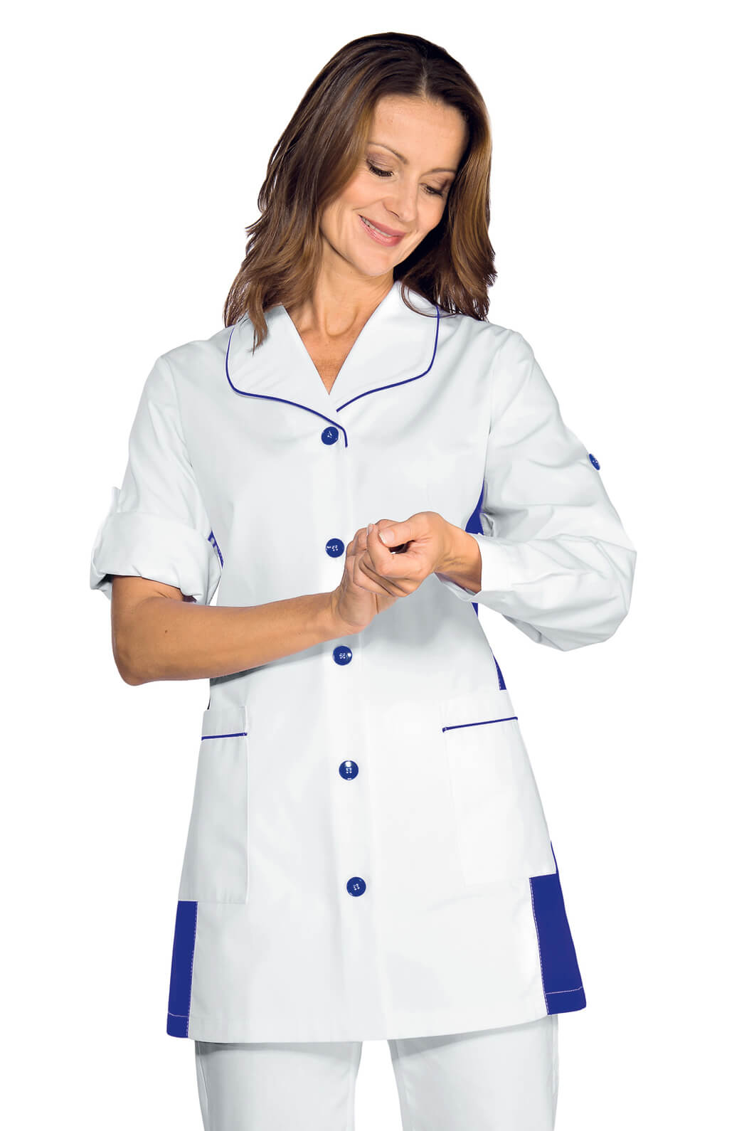 BLOUSE DE TRAVAIL PASADENA BLEU CYAN
