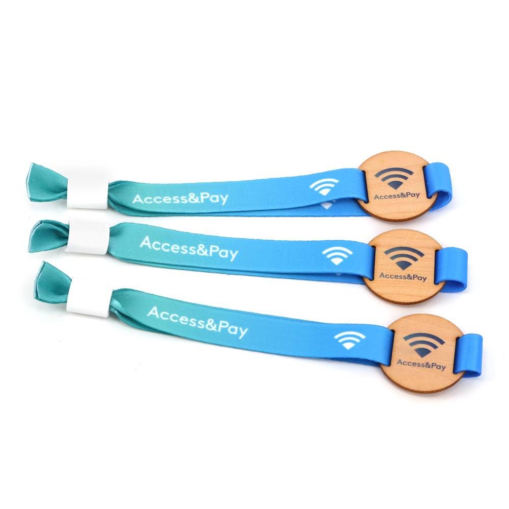 Bracelet rfid - shenzhen xinyetong technology - en bois rfid en tissu_0