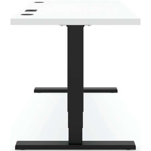 BUREAU PREMIUM RÉGLABLE ELEMENTS SOLID 1600 - BLANC - ARGENT - ACTIFORCE
