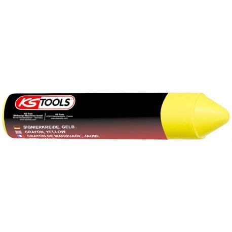 Crayon jaune de marquage pour pneu, 12 pces - KS Tools | 100.4045_0
