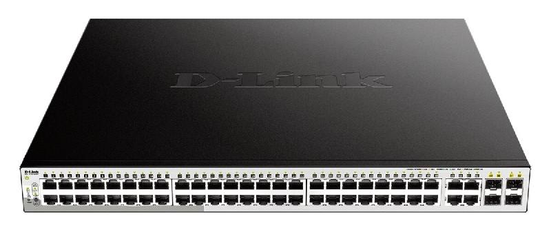 D-Link DGS-1210-52MP 52-Port Layer2 Smart Managed 48x PoE - noir DGS-1210-52MP/E_0