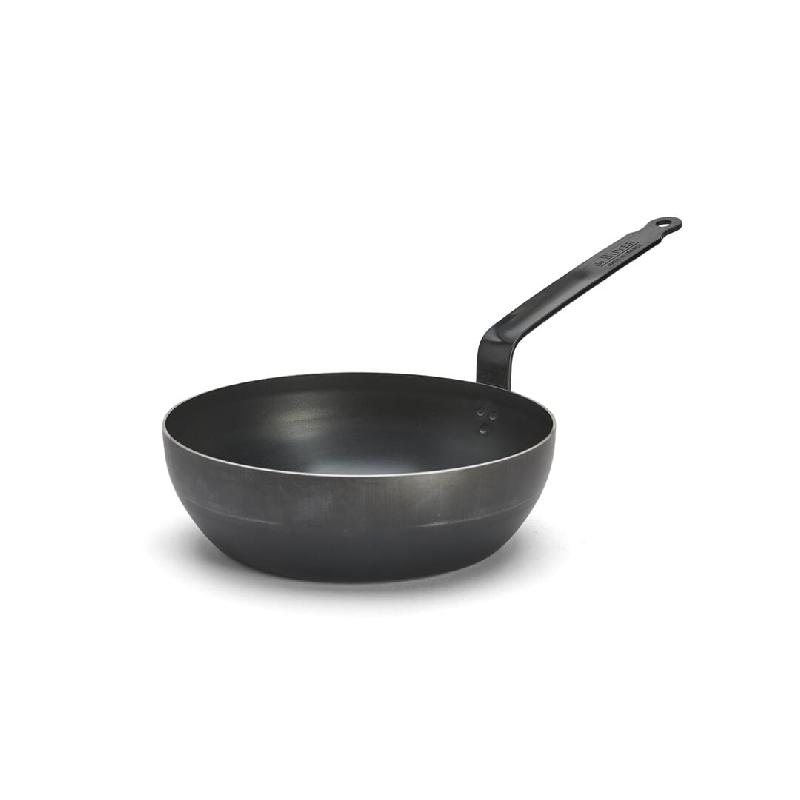 DE BUYER - sauteuse paysanne tole blue carbon ø28 - acier 10-521428_0
