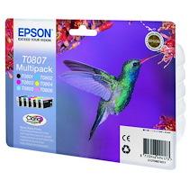 EPSON T0807 PACK DE 6 COULEURS