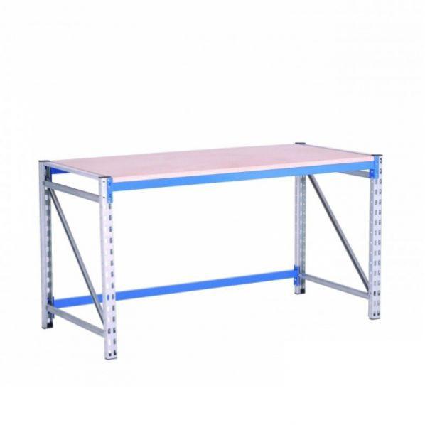 Établi d’atelier économique et robuste - Longueur 1500 mm - Avec étagère - Marque Rolléco_0