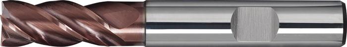 Fraise deux tailles DIN 6527 L D. Nominal 10 mm L. De garniture 30 mm VHM TiAlN DIN 6535 HB nombre de lames 4 longues PROMAT_0