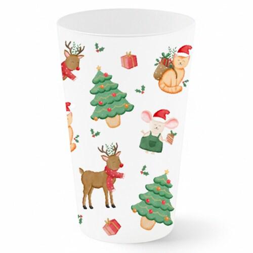 Gobelets reutilisables 25cl conte de noël (50 unités) MESA BELLA - blanc plastique polypropylène 3701168962885_0
