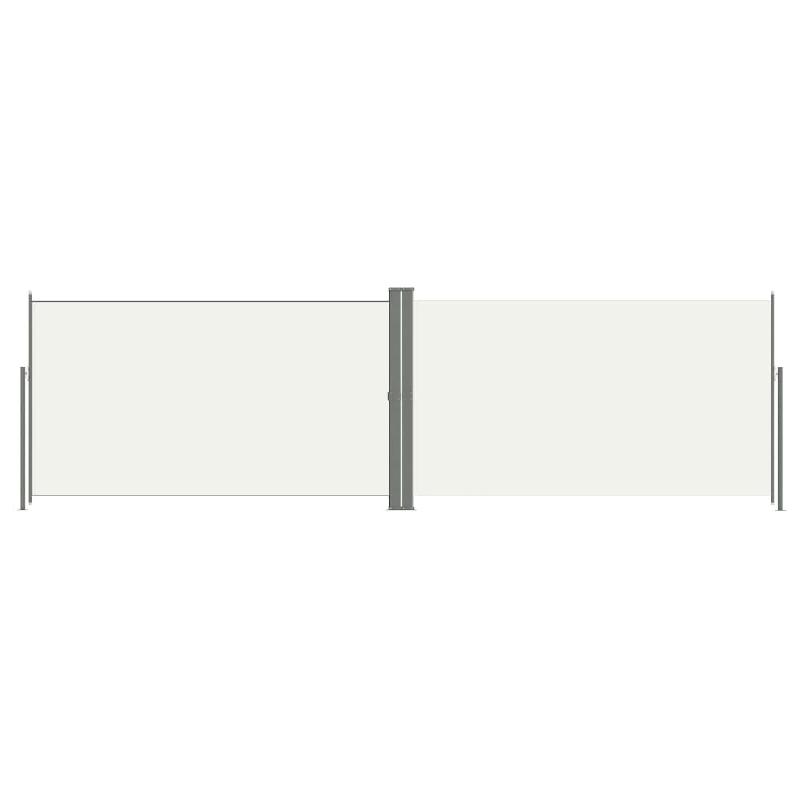 Helloshop26 - Auvent latéral rétractable 180 x 600 cm crème 02_0007170 - aluminium 3000382847764_0