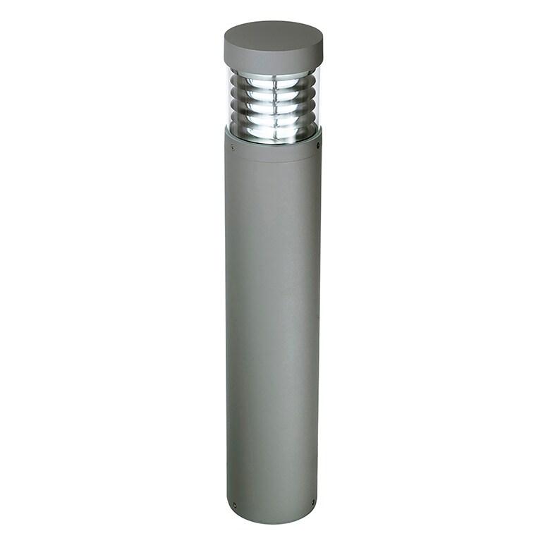 LARS Bollard Borne de sol extérieure LED 15W 82° IP65 3000K Gris 65cm - Rossini Illuminazione - gris 8015421556540_0
