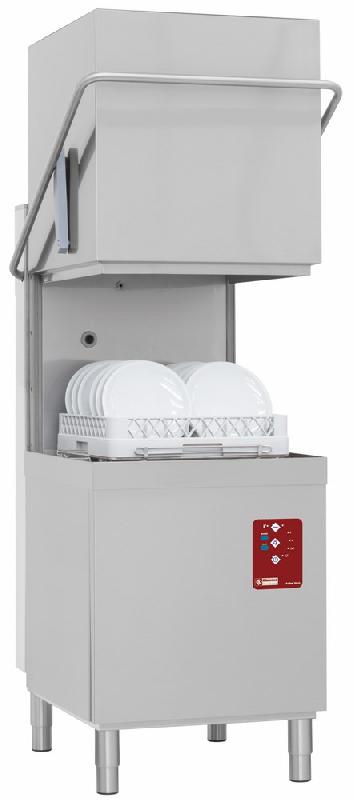 Lave vaisselle professionnel electrique a capot panier 500x500mm avec b t active wash à double parois isolée - D26/6B_0