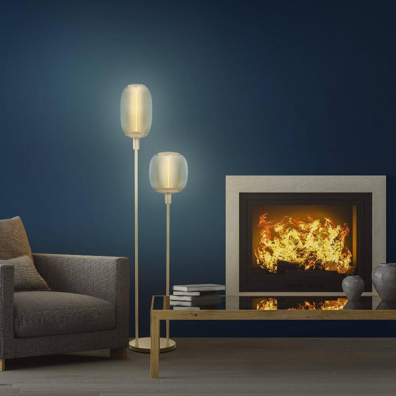 LEDVANCE LAMPADAIRE DECOR STICK À 2 LAMPES, HAUTEUR 146CM, BEIGE