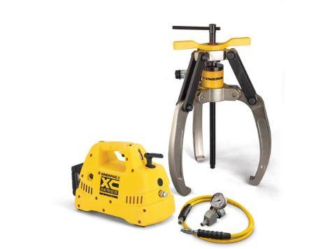 Ensemble extracteur Lock-Grip LGHS324CE - 24 tonnes, 3 griffes, pompe sur batterie 230V_0