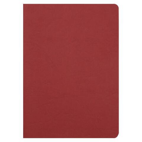 LOT DE 5 - CAHIER PIQUÉ AGE BAG A4 96 PAGES UNI - ROUGE