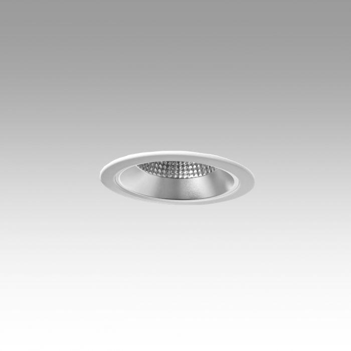 Luminaire encastré led de type downlight performant avec diffuseur pmma opale - ip20 / ip44 led multi k - nogap 2 13w_0