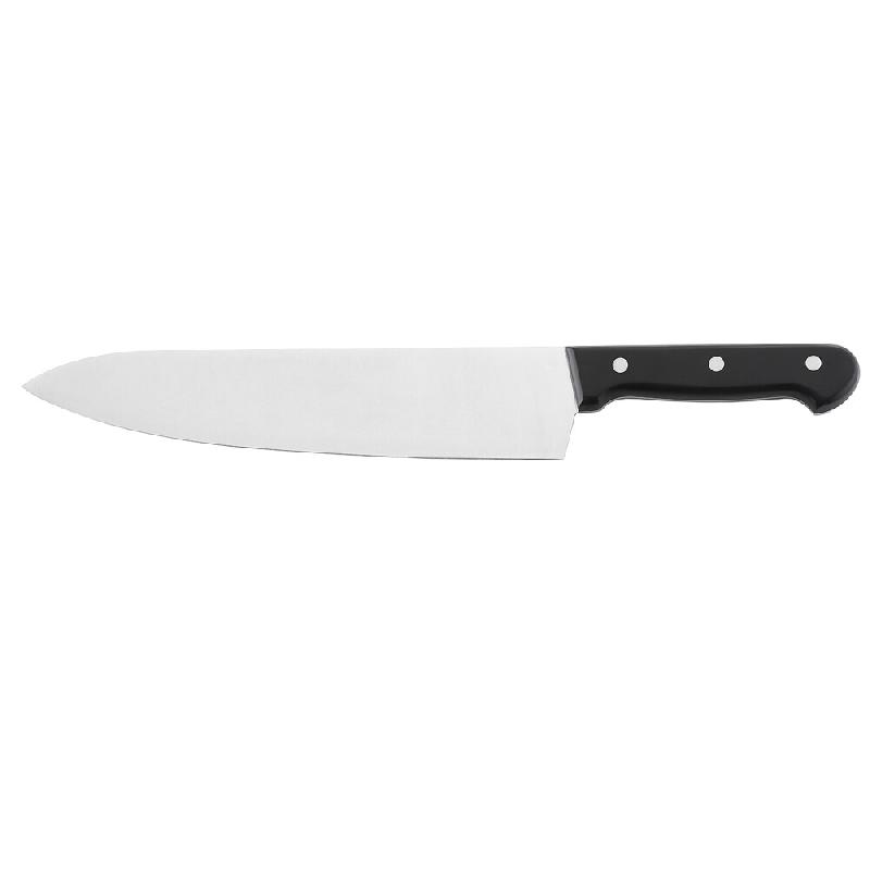 METRO PROFESSIONAL Couteau de chef Universal knives, acier inoxydable, 25 cm, noir - noir inox 4067373640161_0
