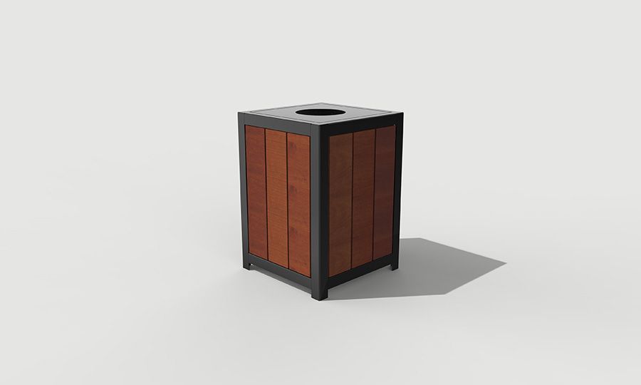 Mlwr1050-w - poubelle publique - maglin - acier et bois d'ipé - 40,40kg_0