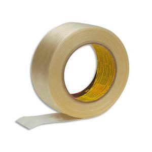 Ruban adhésif d'emballage 3M - armé renforcé en fils de verre 131 microns - 50 mm x 50 m - réf. 22991_0