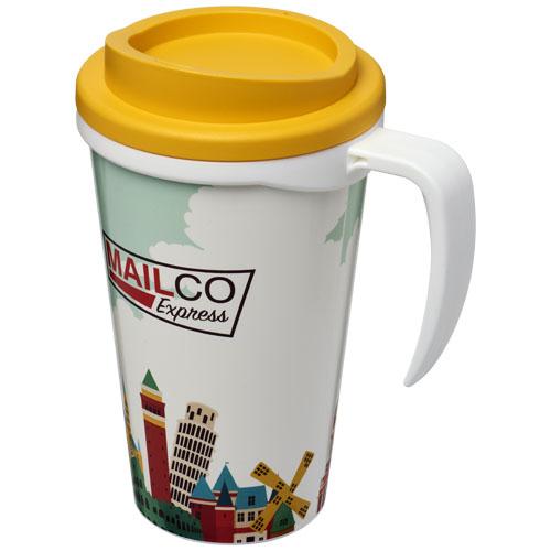 Mug isolant Brite-Americano® grande 350 ml - Double paroi, couvercle à visser, design résistant - Fabriqué au Royaume-Uni_0
