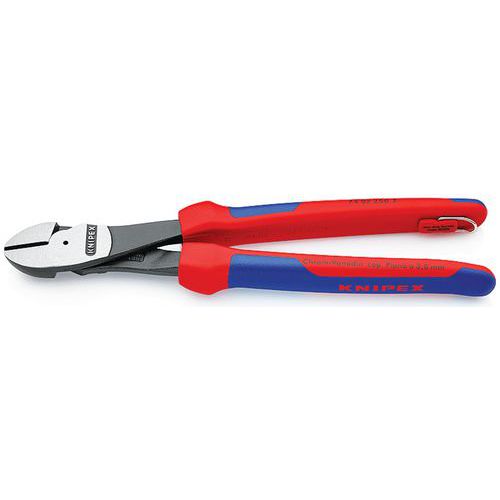 PINCE COUPANTE DÉMULTIPLIÉE 250MM - GAINE BI-MATIÈRE - ANTICHUTE - KNIPEX