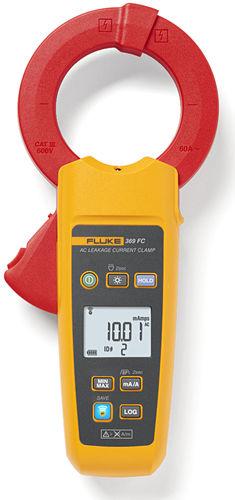 Pince multimètre trms de courant de fuite, 3ma à 60a ac, enserrage 61mm, fluke connec - FLU369FC_0