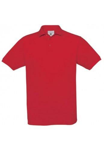 Polo de travail rouge - manches courtes - 100% coton - référence CGSAF-rouge_0