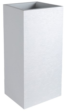 POT DE FLEURS GRAPHIT HAUT BLANC 31 L