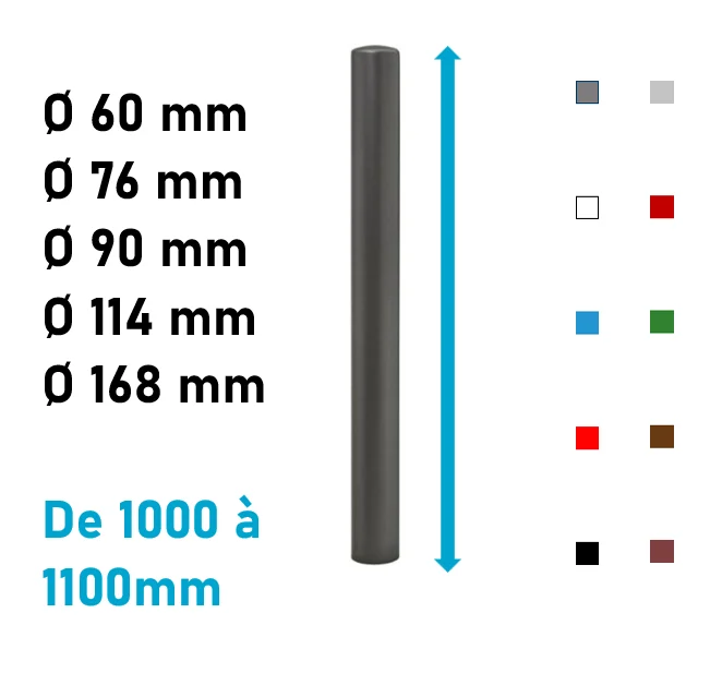 Potelet City design CARREFOUR (90 mm)_0