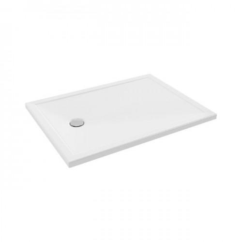 RECEVEUR DE DOUCHE EXTRA-PLAT 120X90CM - BONDE À GAUCHE - BLANC - CAMILLE JACOB DELAFON