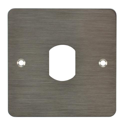 SSP/SSH - Plaque et boîtier en acier inoxydable pour lecteur Vigik - modèle SSP225VGK/T25_0
