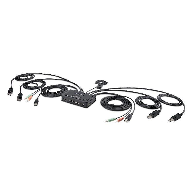 StarTech.Com C2-DD46-UA2-CBL-KVM commutateur écran, clavier et souris Noir_0