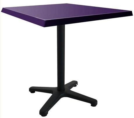 TABLE DE TERRASSE LUXEMBOURG VIOLET 70 X 70 CM