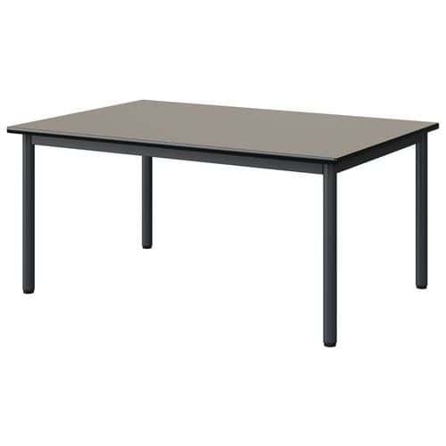 TABLE MALIBU 120X80 T2 4P STRA GRIS U727/NOIR GRIS 7016