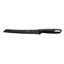 TABLE PASSION Couteau à pain lame 20.5cm en titanium Noir Acier - 5603740066982_0
