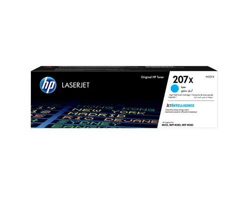 Toner cyan LaserJet HP 207X authentique grande capacité_0