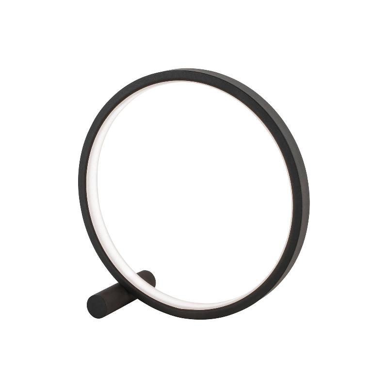 VIOKEF LAMPE DE TABLE LED CIRCLE, NOIR