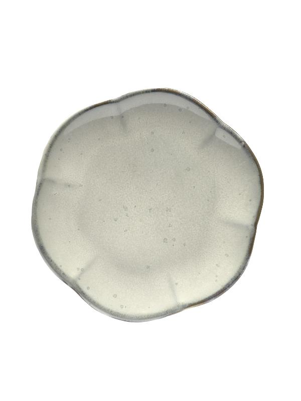 ASSIETTE PLATE ROND BLANC GRÈS Ø 13,9 CM INKU SERAX