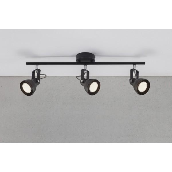ASLAK SPOT 3 MÉTAL NOIR GU10 - NORDLUX 45740103