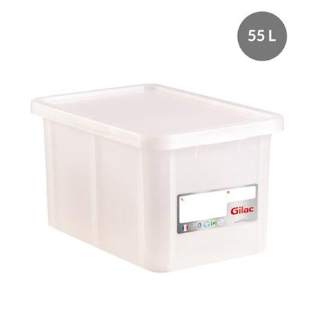 BAC RECTANGULAIRE BLANC 55 L