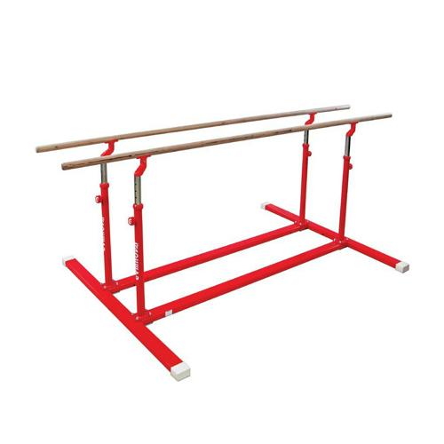 BARRES PARALLÈLES COMPACT AVEC CHARIOT DE DÉPLACEMENT - GYMNOVA