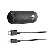 BELKIN BOOST CHARGE ADAPTATEUR D'ALIMENTATION POUR VOITURE - USB-C - 20 WATT