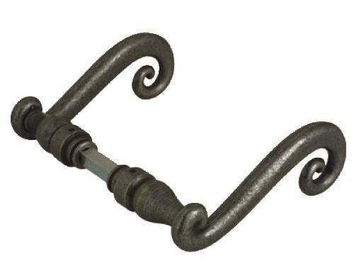 BÉQUILLE DOUBLE AQUITAINE ÉPOXY NOIR 2 PORTÉES CARRÉ 7MM - BOUVET - B45DB34B