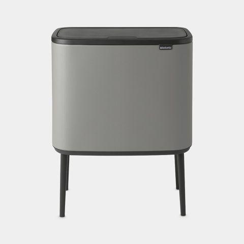 Poubelle Brabantia Bo Touch Bin - 34 litres - Mineral Concrete Grey UGS127243_0