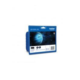 LC-1280XLBKBP2 - PACK DE 2 CARTOUCHES D'ENCRE NOIRE - PRODUIT D'ORIGINE BROTHER - 2 X 2400 PAGES