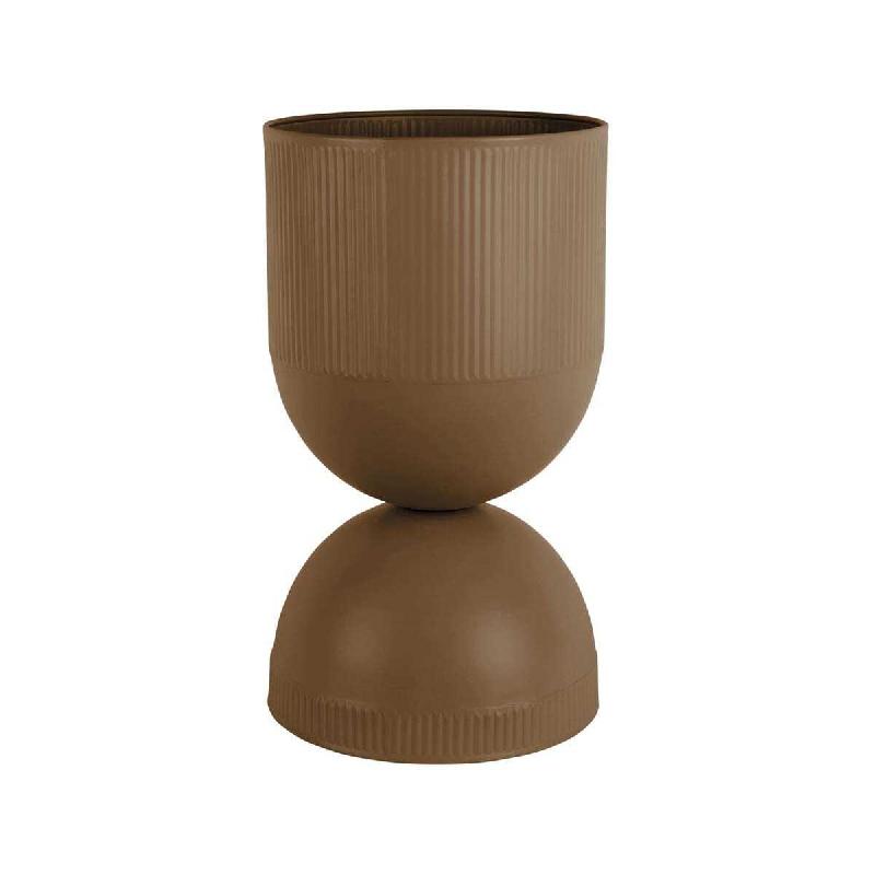 Cache pot en métal réversible Tonar Marron - L Pt' - marron 8714302772078_0