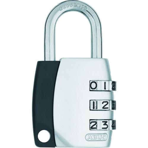 CADENAS À CODE - 3 MOLETTES - ANSE ACIER CÉMENTÉ - 155/30 ABUS