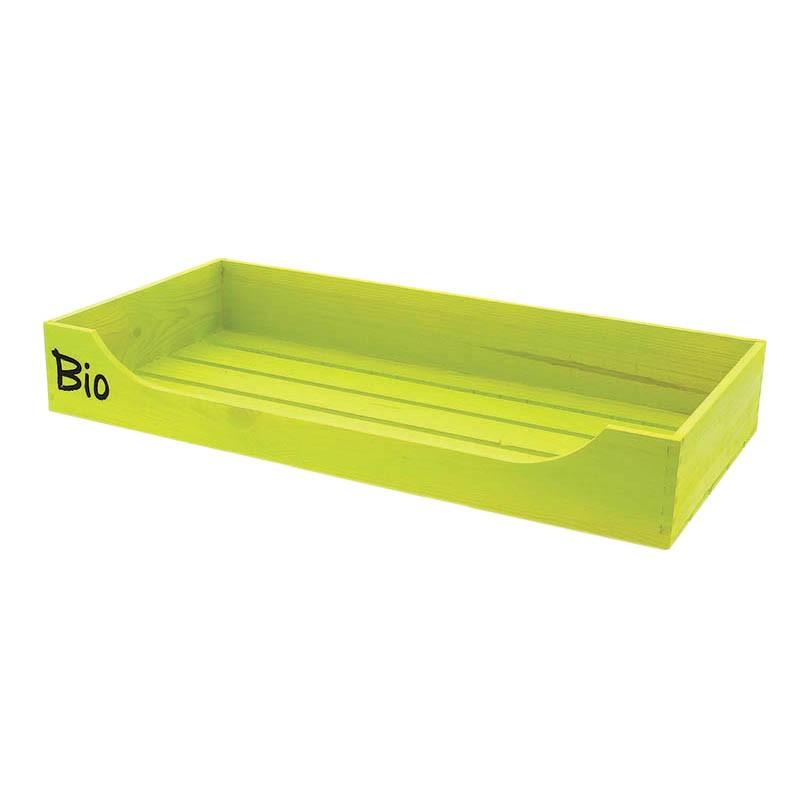 Cagette bois ouveture avant + logo bio 62x30 -_0