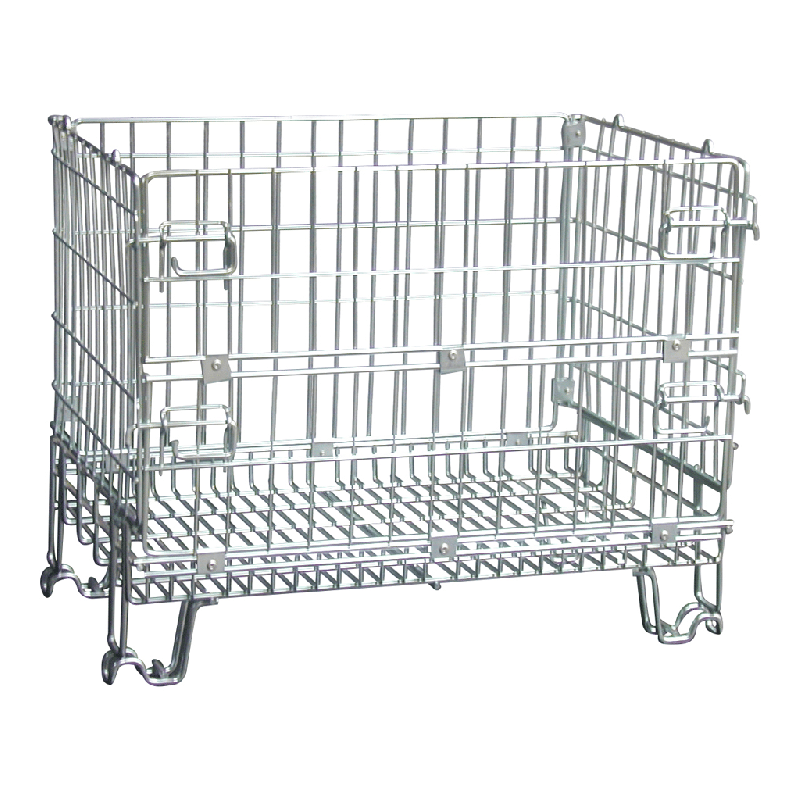 Caisse-palette métallique grillagée - 980 mm de hauteur - 850 x 1150 mm - Capacité de charge 1000 kg_0