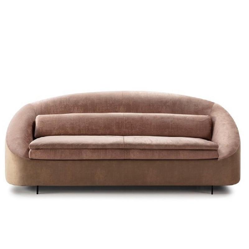 Canapé convertible Cachette 140x190 cm - Tissu personnalisable - Matelas 13 cm - Mécanisme 3 plis_0